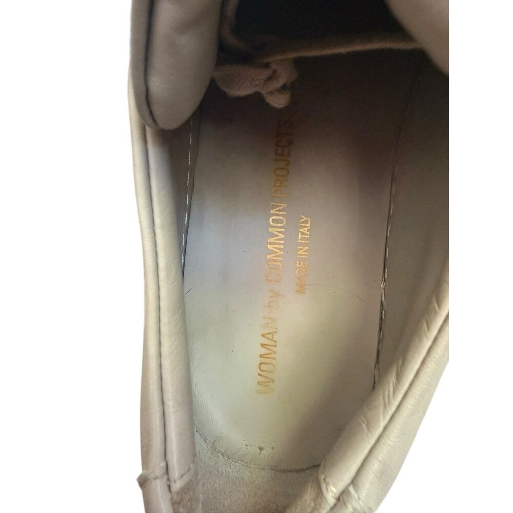 Woman by Common Projects Leather Achilles Trainers Sneakers Size 39 - Picture 9 of 11